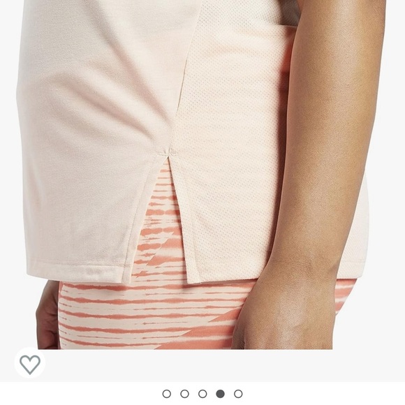 NWT Core 10 by Reebok Women's Casual Mesh Back Short-Sleeve Tee - Picture 3 of 5